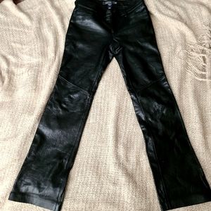 BLACJ Genuine Leather pants like New condition.